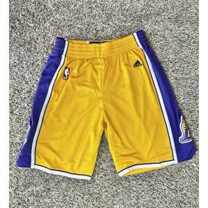 Los Angeles LA Lakers Adidas NBA Basketball Shorts Size Small